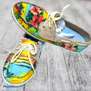 SANUK TROPICAL SAILAWAY HAWAIIAN PRINT
